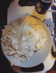 Homemade pappardelle 
